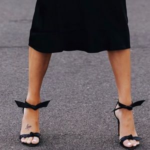 Alexandre Birman denim heeled sandal